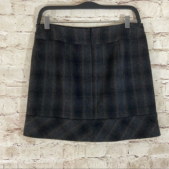 Willi Smith 45% wool plaid mini skirt size 2 - Picture 2 of 5
